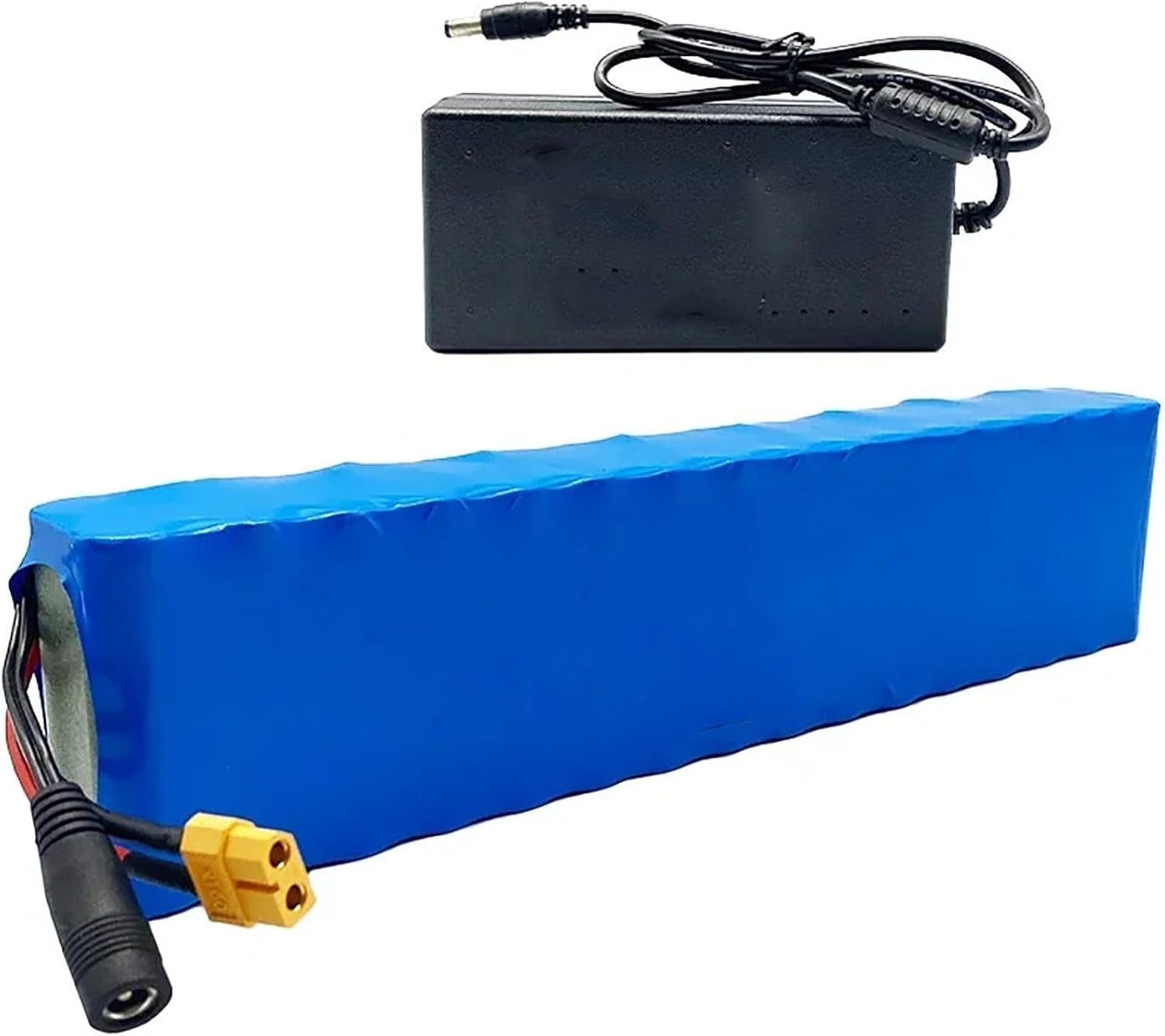 60V Waterproof Electric Bike Battery, 60V 38Ah 16S2P Ebike Battery Packs with BMS and Charger, for 200W-1000W Motor E-Bike Electric Bicycle Scooter