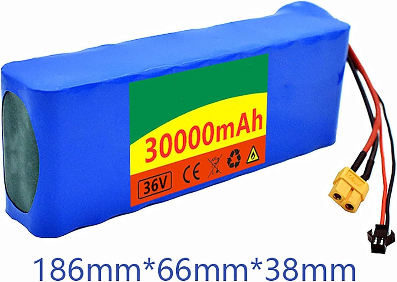 36V 30Ah Electric Bicycle Battery 36V 30AH 10S2P Waterproof Ebike Battery with Charger High Power Battery Scooter Battery for 250W 350W 500W 800W Motors - Image 2