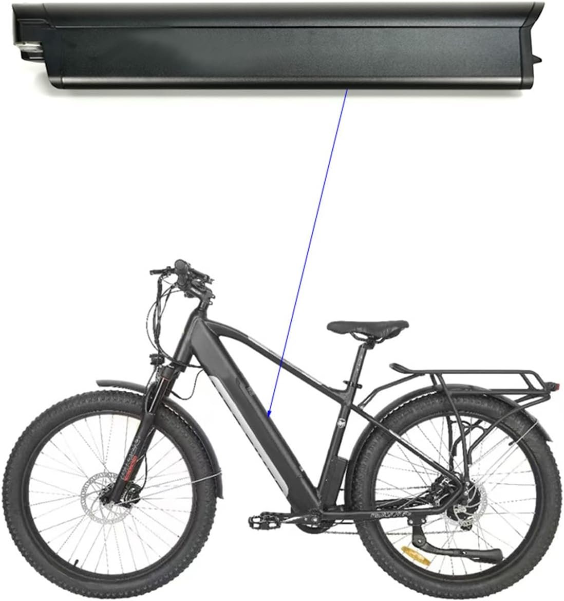 36V 15Ah/17.5Ah Ebike Battery Pack 48V 14Ah Reention EEL Pro Battery Compatible Electric Bicycle Removable Lithium Batteries with BMS & Charger - Image 8