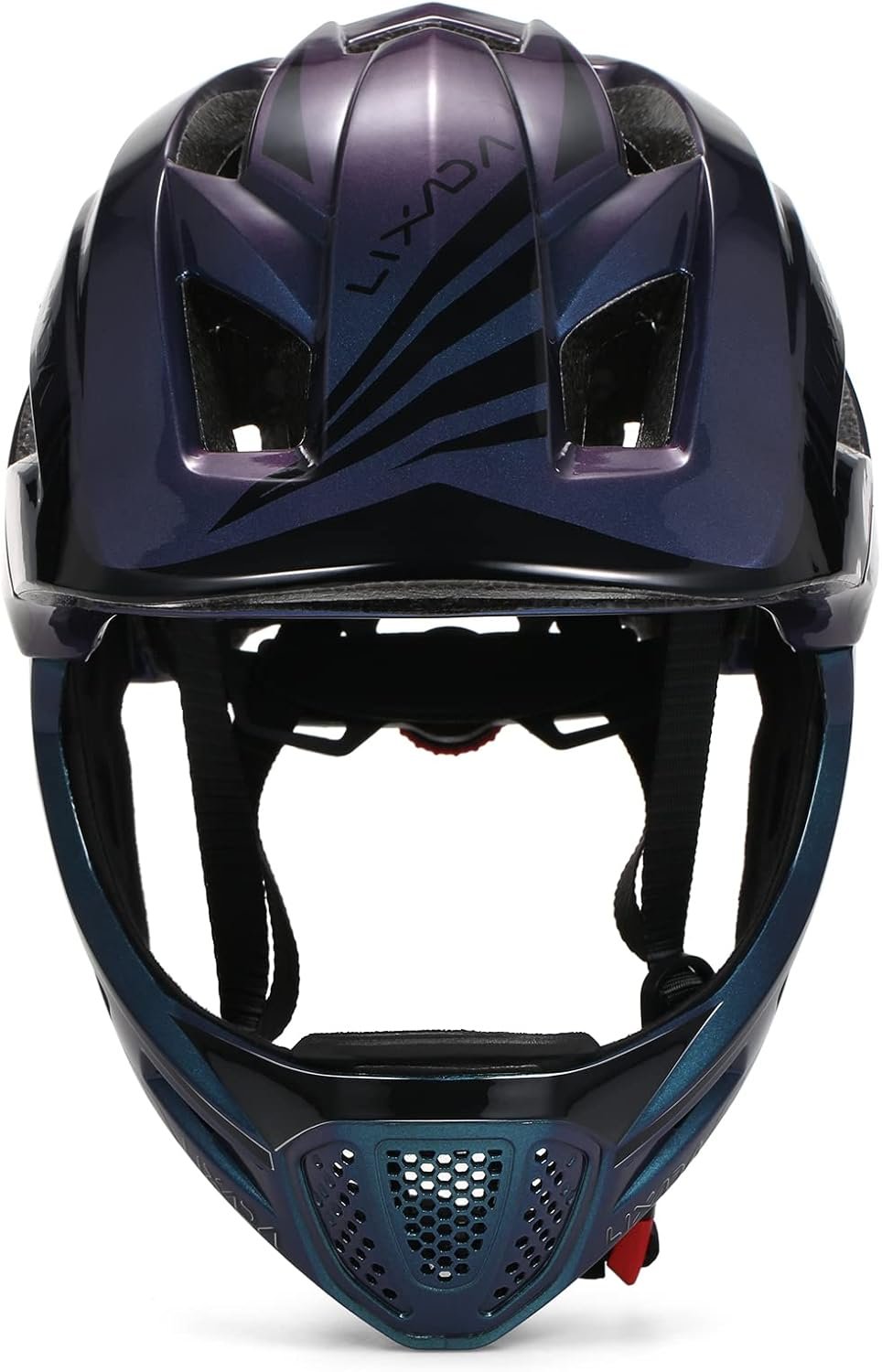 Lixada Kids Full Face Helmet Detachable Child Boys Girls Bike Helmet Protective Gear for Cycling Skateboarding Roller Skating Cycle Helmet 52-58cm - Image 6