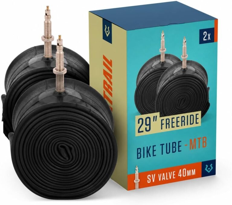 Alphatrail MTB Bicycle Inner Tube AirFusion 29 Inch SV Presta Valve 40 mm 2x Set with Mobility Guarantee I Compatible Bike Tyres Schwalbe, Continental, Conti, Michelin, Maxxis & Kenda