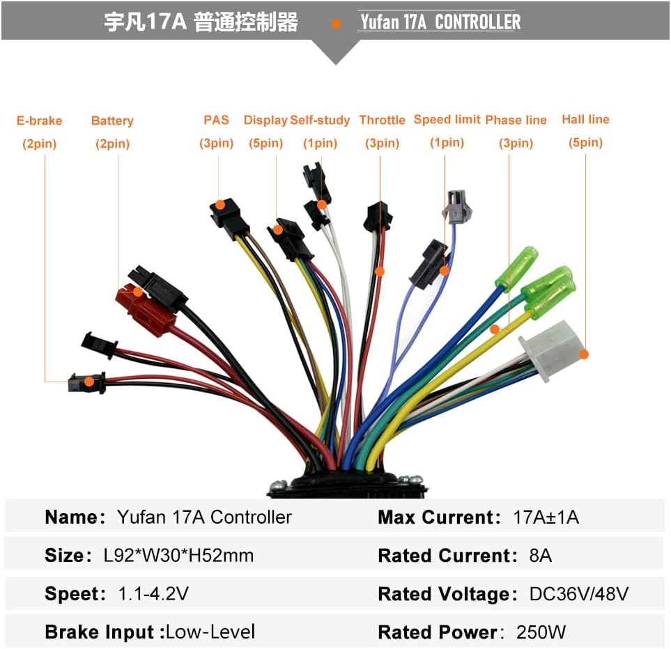 36V/48V MXUS 250W Rear wheel Electric Bikes Conversion Kit Hub Motor, Waterproof Cable,legal Motor,E-bike Cycling Hub with Controller,Bike Bicycle Conversion Kit 7-speed Cassette,SW900 Screen - Image 5