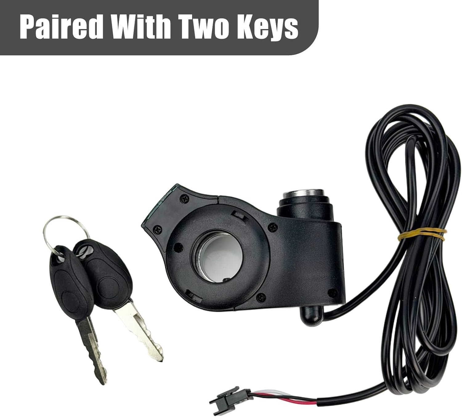Flylin Electric Bike Thumb Throttle, Scooter Throttle Switch with LCD Display Digital Voltage Display Switch Power with Key Lock for Electric Vehicles - Image 5