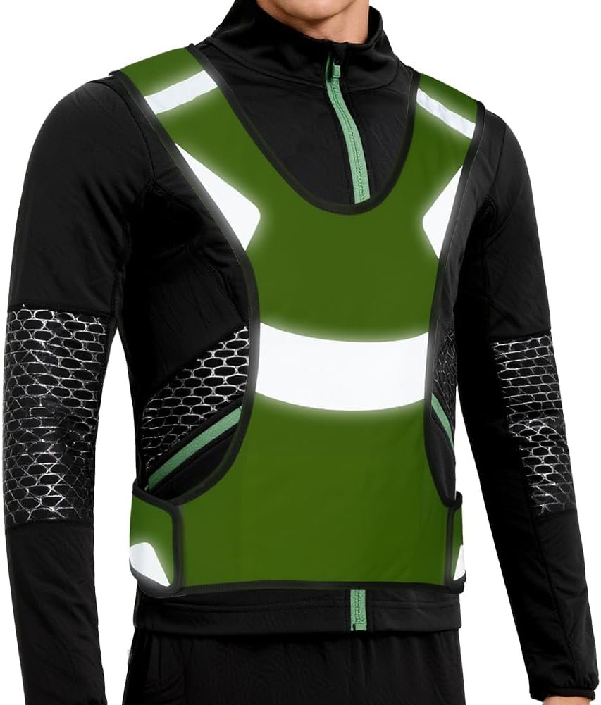 Reflective Running Vest Breathable Sports Vest High Visibility Waistcoat Safety Vest Women Men Night Warning Top Reflectors Clothing Hi Vis Reflective Running Gears for jogging Hiking Cycling - Image 9