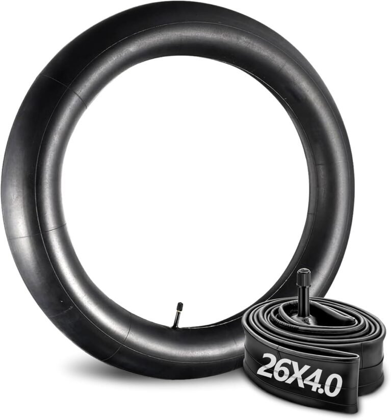 2 Pack Fat Tyre Bike Inner Tubes, 26 x 4.0 AV32mm Schrader Valve for Mountain Bike Electric-Bike