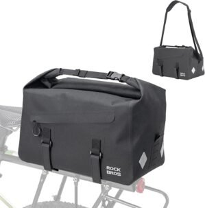 ROCKBROS Bike Rear Rack Bag Waterpr...