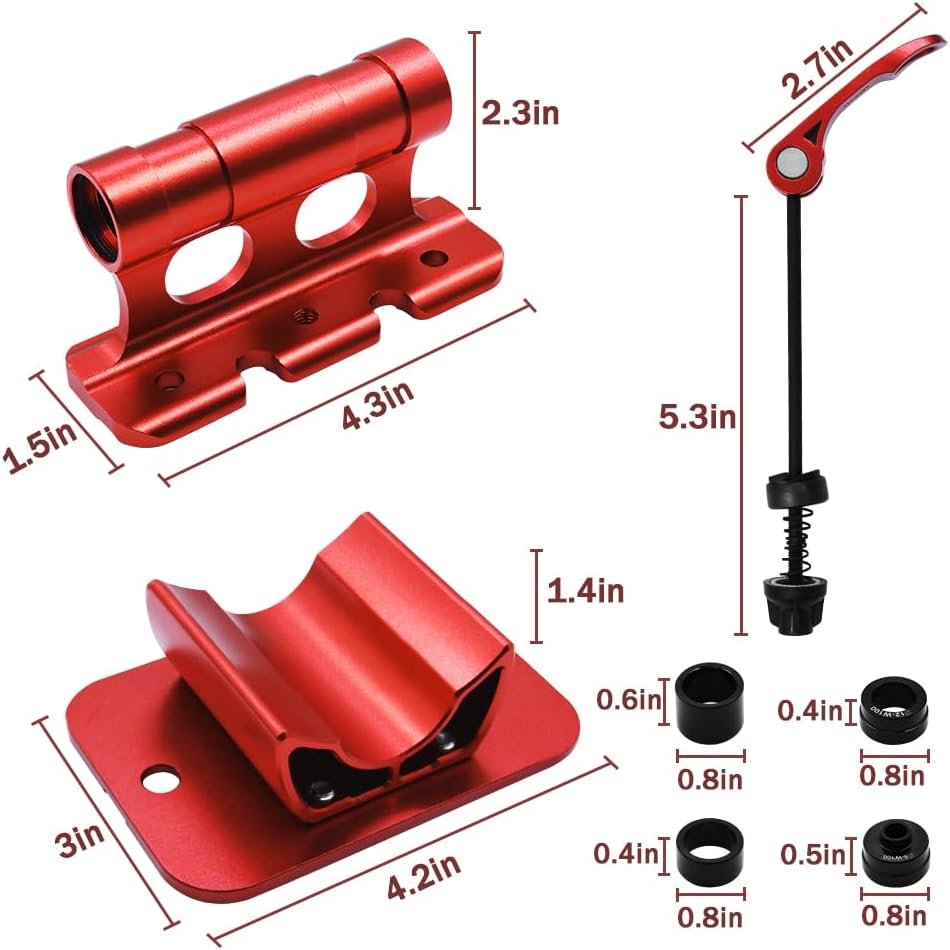 Bicycle roof mounting bracket set, Bike Roof Rack for Cars, SUVs & Vans - Heavy-Duty Aluminum Foldable Bike Carrier, Fits 2-3 Bikes, Easy to Install, Waterproof & Anti-Theft Design - Image 7