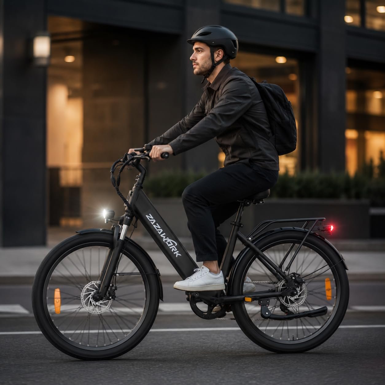Electric Bike For Adults 36v17.5ah Removable Battery 250w Motor Ebike Lockable Spring Suspension Mechanical Disc Brakes E Bikes For Men 7-Speed Electric Bikes 26-Inch Tires - Image 10