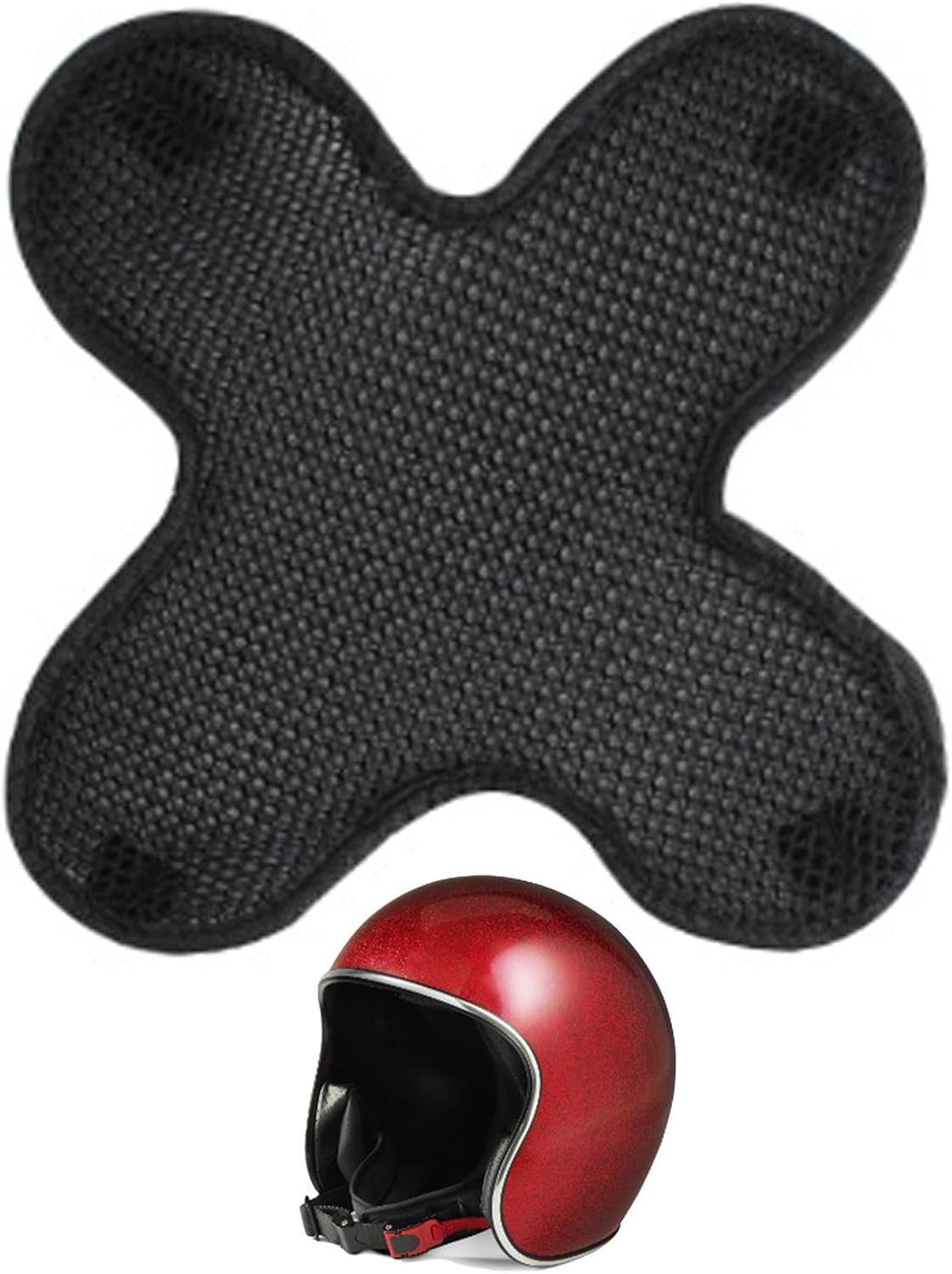 Helmet Liner Pads - 3D Cellular Mesh Comfort Insert, Universal Motorcycle Helmet Padding, Quick Dry Foam | Anti Slip Sweat Venting Cushion For Road Riding Electric Bike Safety Upgrade - Image 8