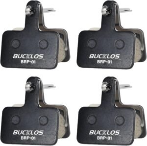 BUCKLOS Bike Brake Pads 4 Pairs Dis...