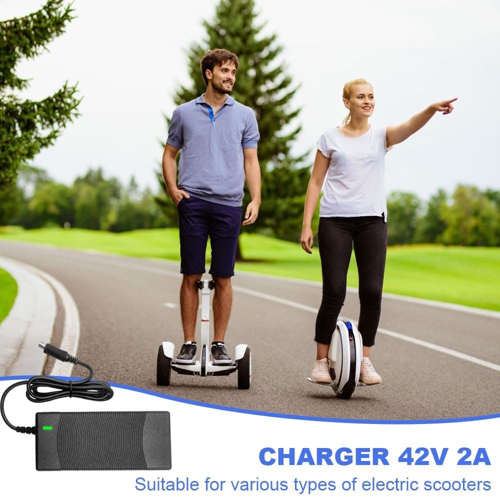 42v 2A Electric Scooter Charger,Hoverboard Charger with 6 Connections, Fast Charging Electric Bike Chargers for Li-Ion Battery, for Mobility Wheelchair, Bike, MobilityScooter - Image 5