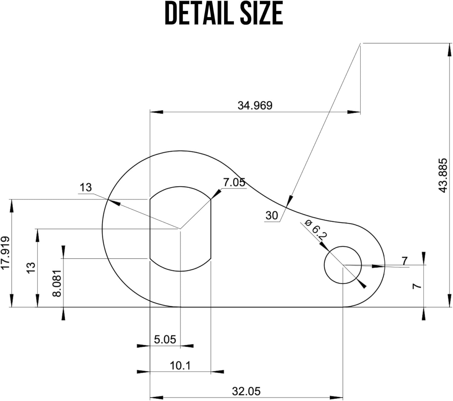 E Bike Torque Arm Set, Heavy Duty Universal, M14, Electric Bicycle E Bike Rear Axle, 6mm Thick, Made from Stainless Steel, Suit 1000W 2000W 3000W Motors. - Image 5