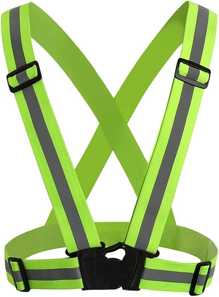 TRIXES Unisex Adjustable High Visibility Vest - Reflective Safety Harness