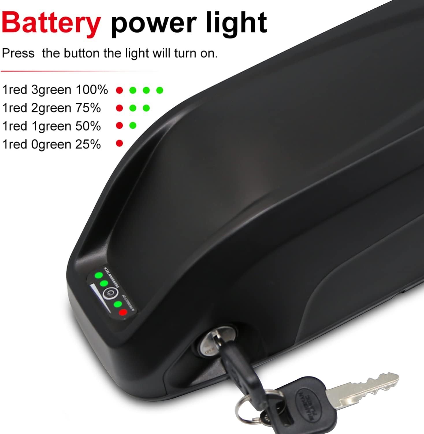 X-go Ebike Battery Hailong Electric Bike Battery Lithium Battery Pack Replacement with 2A Charger, USB Port for Adults Sports Electric Bicycle Motor to 1000W 750W 500W 350W (36V 10AH 4Pin NO usb) - Image 2