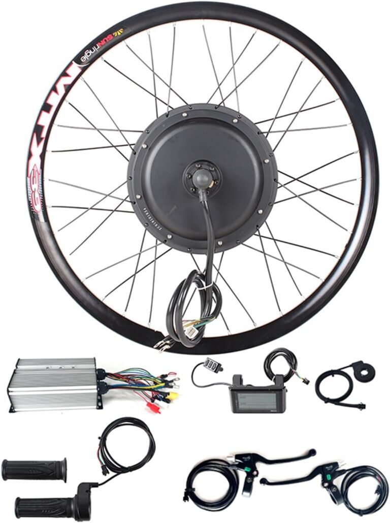 E-bike Rear Hub Kits 2000W 48V/52V Motor with 27.5'' 29'' Wheel SW900 Display UKC1 Display 45A Controller, PAS, Brake, Half Twist Throttle, Controller Box, XT60XT90 Connector (SW900 29'')