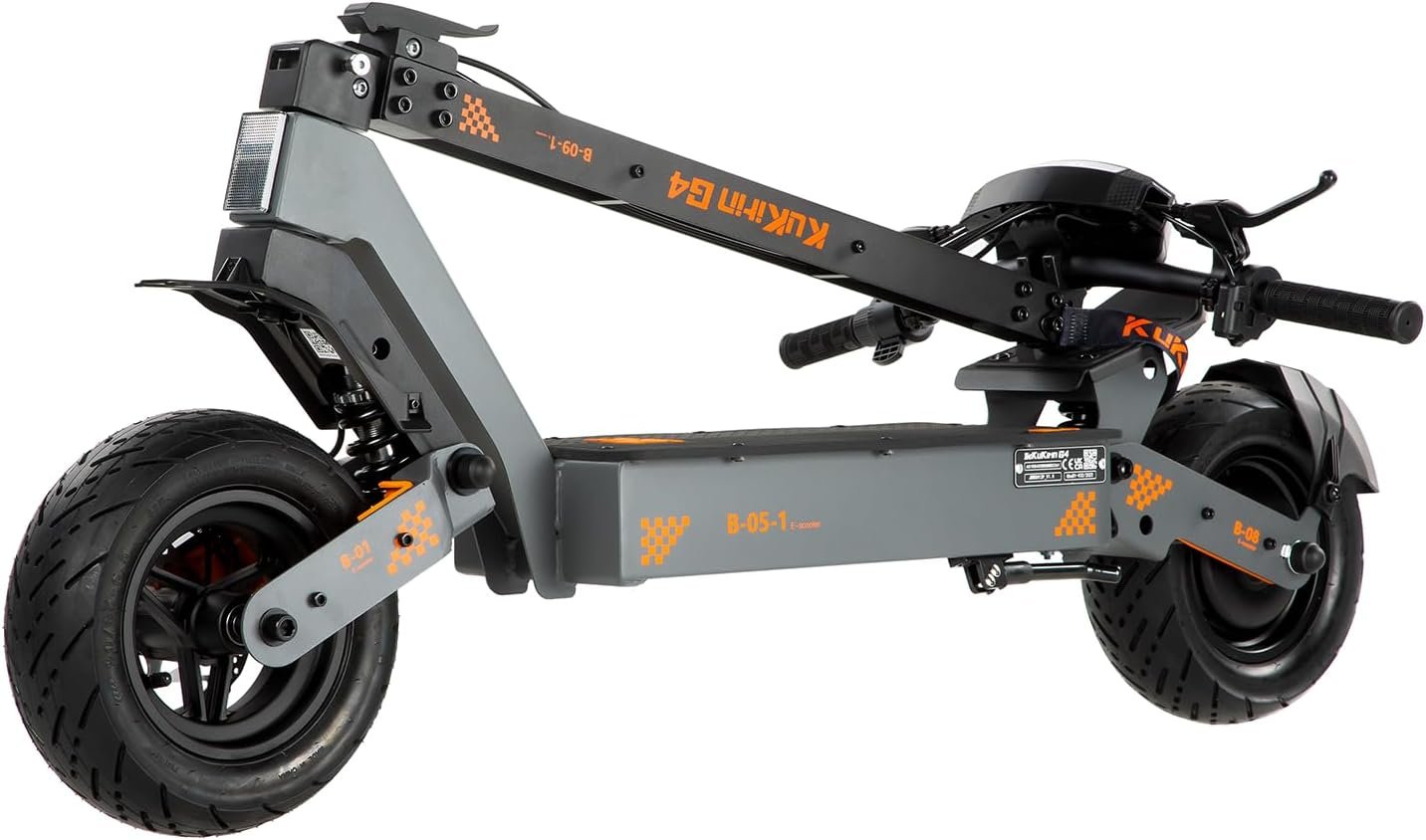 KuKirin G4 Electric Scooter for Adults, Long Range Foldable E Scooter, 75km Range, 60V 20Ah Battery, 11-Inch Tubeless Tyres, Dual Disc Brakes, Touch Display, IP54 Water Resistant, EN17128 - Image 2