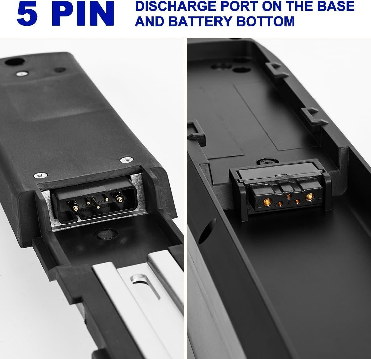 36V 22.5Ah Ebike Battery High Capacity, Electric Bike Lithium Battery with Charger, Base & BMS for 200W 250W 350W 500W 750W Bicycle Motors (36V 22.5AH 5Pin(50-750W)) - Image 6