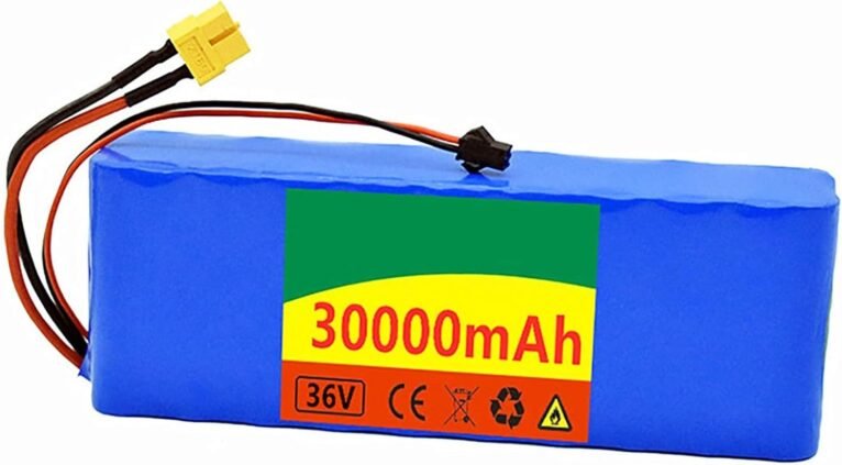 36V 30Ah Electric Bicycle Battery 36V 30AH 10S2P Waterproof Ebike Battery with Charger High Power Battery Scooter Battery for 250W 350W 500W 800W Motors