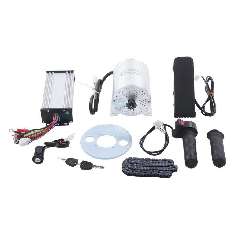 48-72V 3000W Brushless Motor Kit 6000RPM High Speed Electric Dirt Bike Motor 43A Electric Scooter Motor, Go Kart Electric Motor With Forward And Reverse Ebike Throttle With Three-Speed Functionality