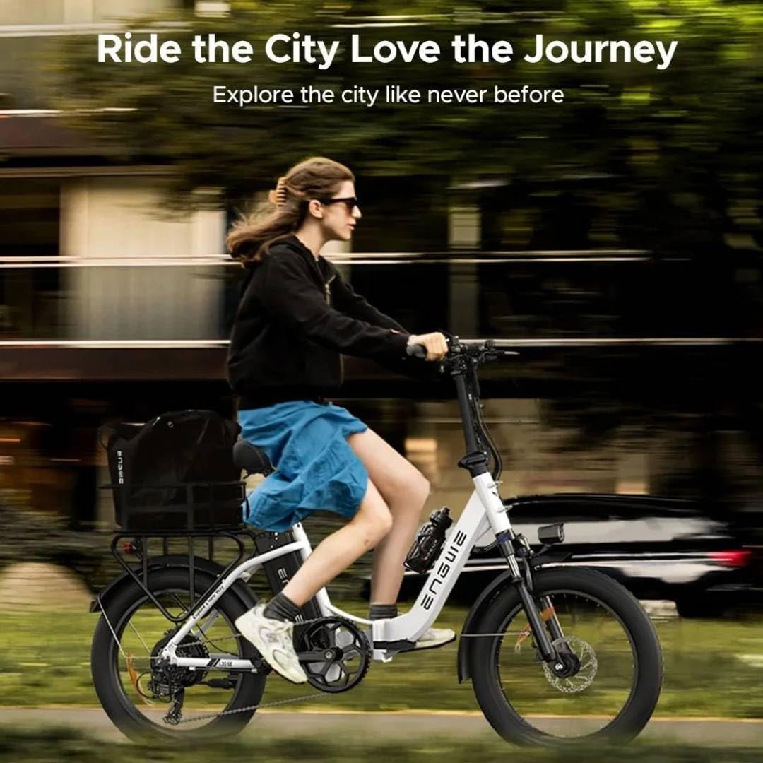 ENGWE Electric Bike for Adults 20" Foldable Electric Bicycle Trekking Step-through City E-Bike 36V 15.6Ah Removable Battery - Image 9