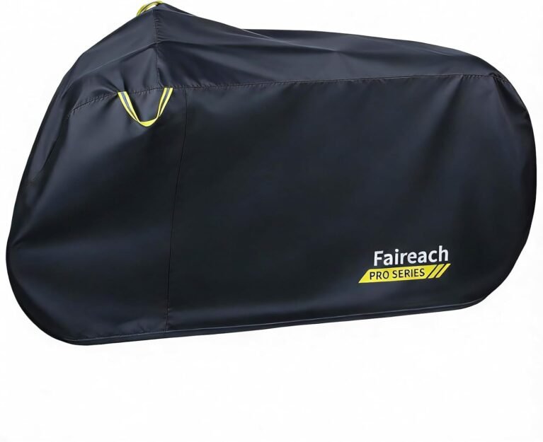 420D Bike Cover Waterproof Outdoor for 1 bike, Heavy Duty OXFORD Fabric Bicycle Rain Cover, Anti Dust Rain Snow UV Bike Storage Cover for Mountain Road Electric Bike, 200*110*70cm