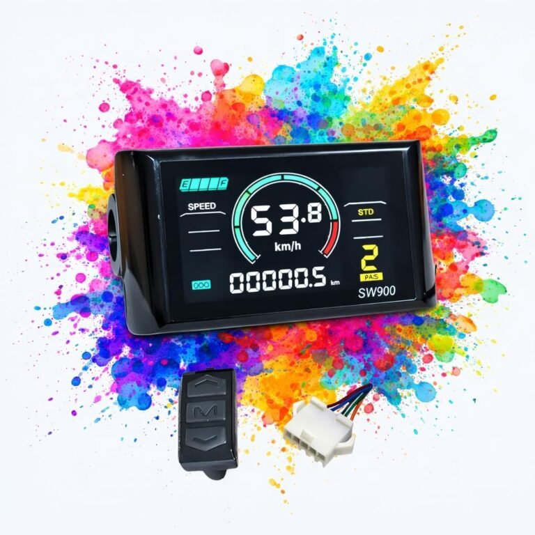 E-Bike Color LCD Display SW900 COLOUR Model Electric Bike Screen for E-bike Conversion Kits