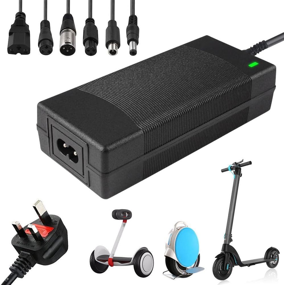 42v 2A Electric Scooter Charger,Hoverboard Charger with 6 Connections, Fast Charging Electric Bike Chargers for Li-Ion Battery, for Mobility Wheelchair, Bike, MobilityScooter - Image 7