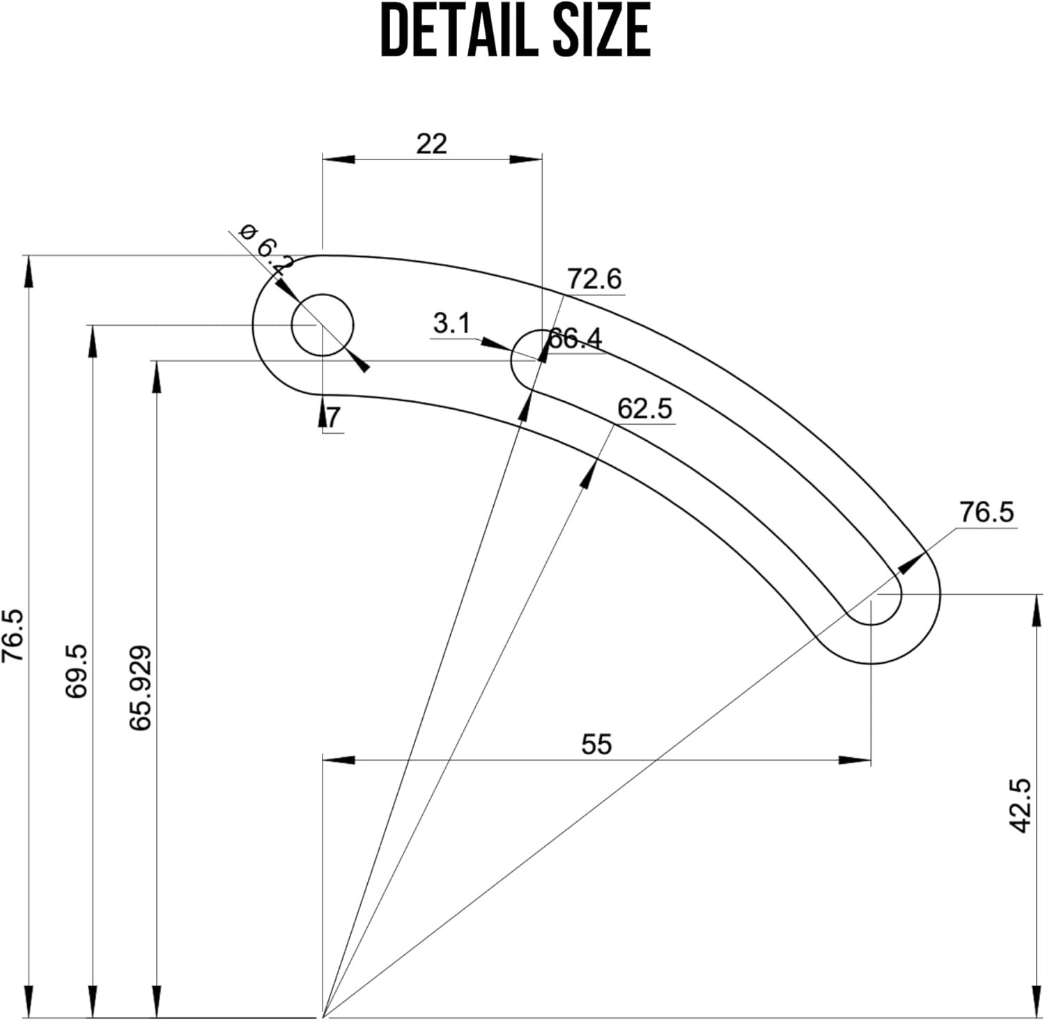 E Bike Torque Arm Set, Heavy Duty Universal, M14, Electric Bicycle E Bike Rear Axle, 6mm Thick, Made from Stainless Steel, Suit 1000W 2000W 3000W Motors. - Image 6