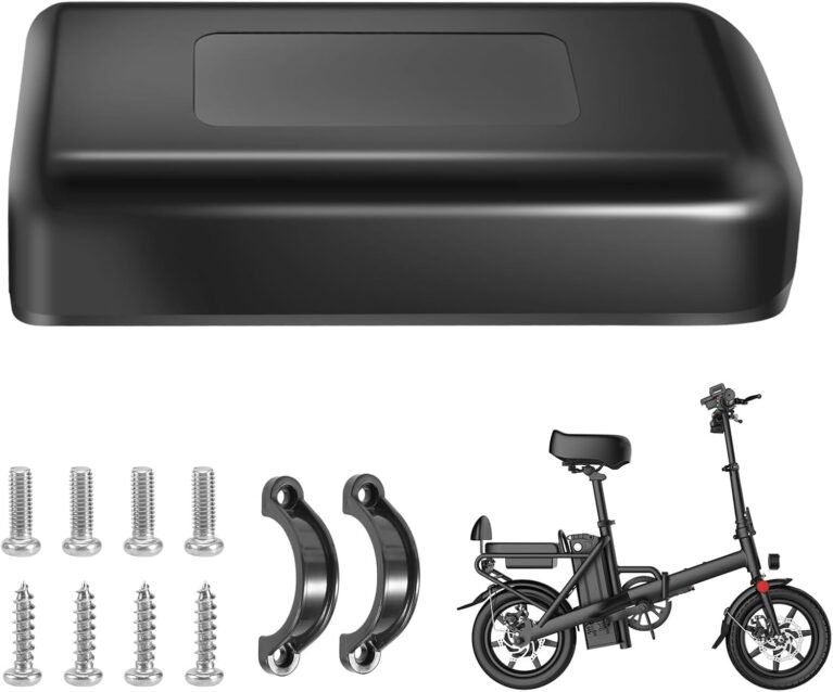 Extra-Large Plastic Controller Box for EBike, Moped & Mountain Bike - Waterproof and Dustproof Case, Black