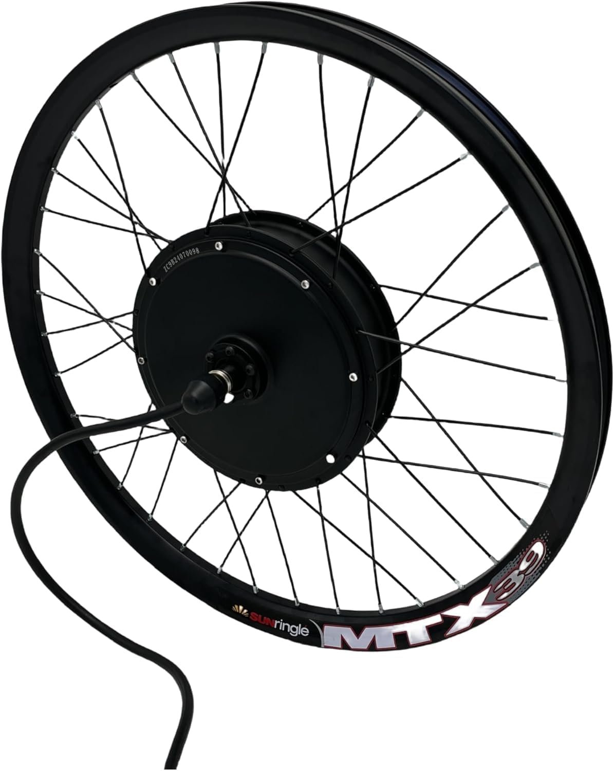 72V 27.5'' 60A Controller Rear wheel Electric Bikes Conversion Kit Hub Motor, Electric Bicycle Motor,E-bike Cycling Hub with Controller, UKC1 Screen,Bike Conversion Tool Kit 7-speed Cassette - Image 3