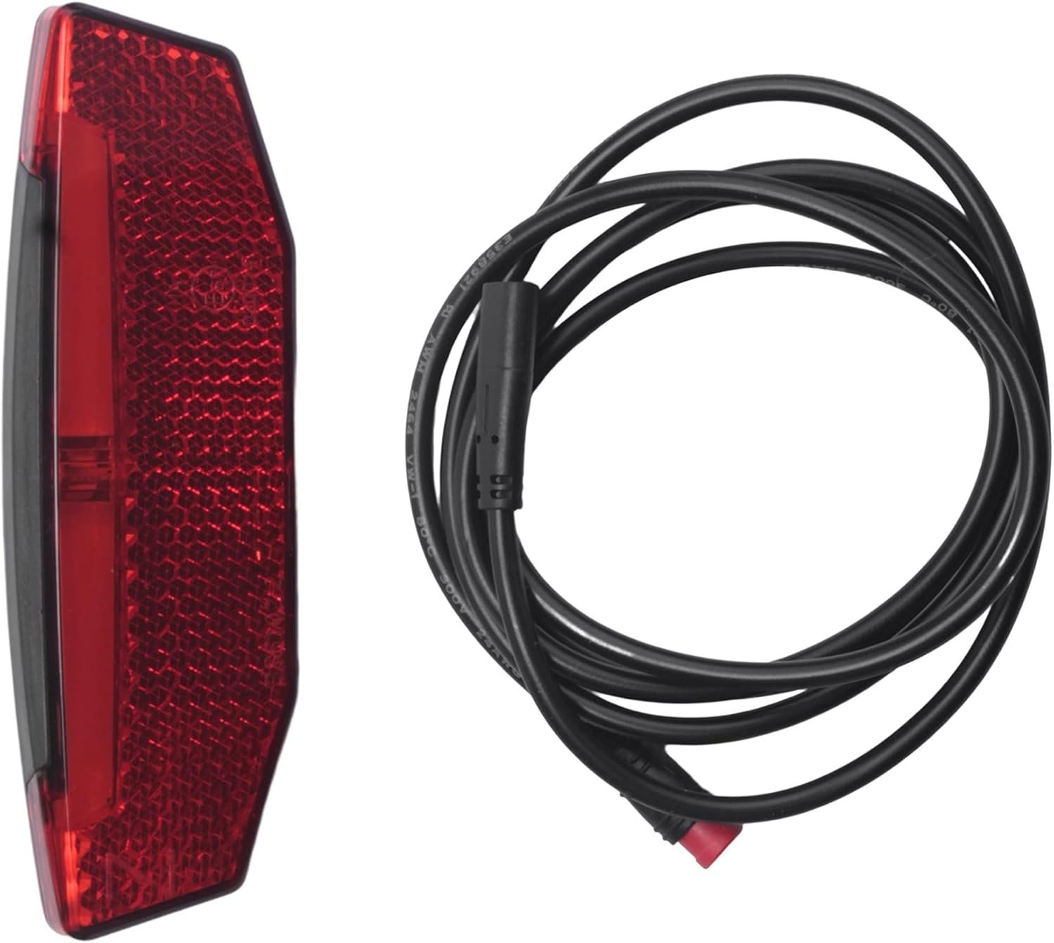 6V-60V Electric Bike Rear Light/Tail Light LED Warning Rear Lamp for E-Scooter Ebike Taillights Waterproof Connector