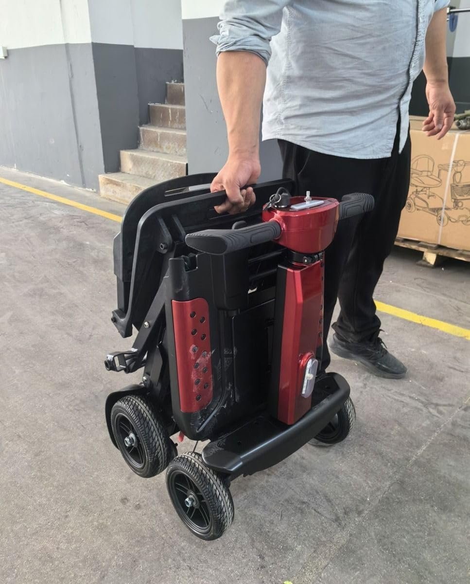 Lightweight 24kg Automatically Folding Mobility Scooter with Removeable Battery Boot Scooter Portable Travel Scooter, 270W, 10Ah, 2026 Model - Image 9