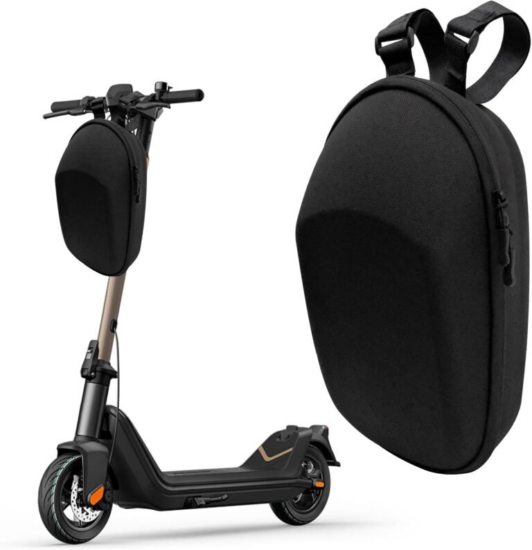 3L Waterproof Hard Shell Handlebar Bag – Fits Electric Scooters, Folding Bikes & Balance Bikes, 11.8×6.7×4.7in (30x17x12cm) 8.8oz (252g)