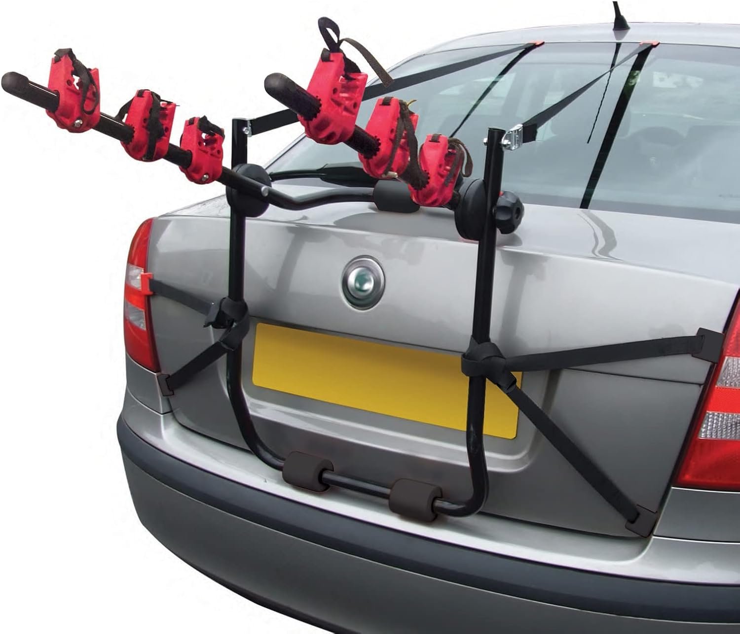 Streetwize – Heavy Duty Rear Mounted Adjustable Triple Bicycle Carrier, Car 3 Bike Carrier – 45kg Max Load, Universal Fitting (SWCC1) - Image 2