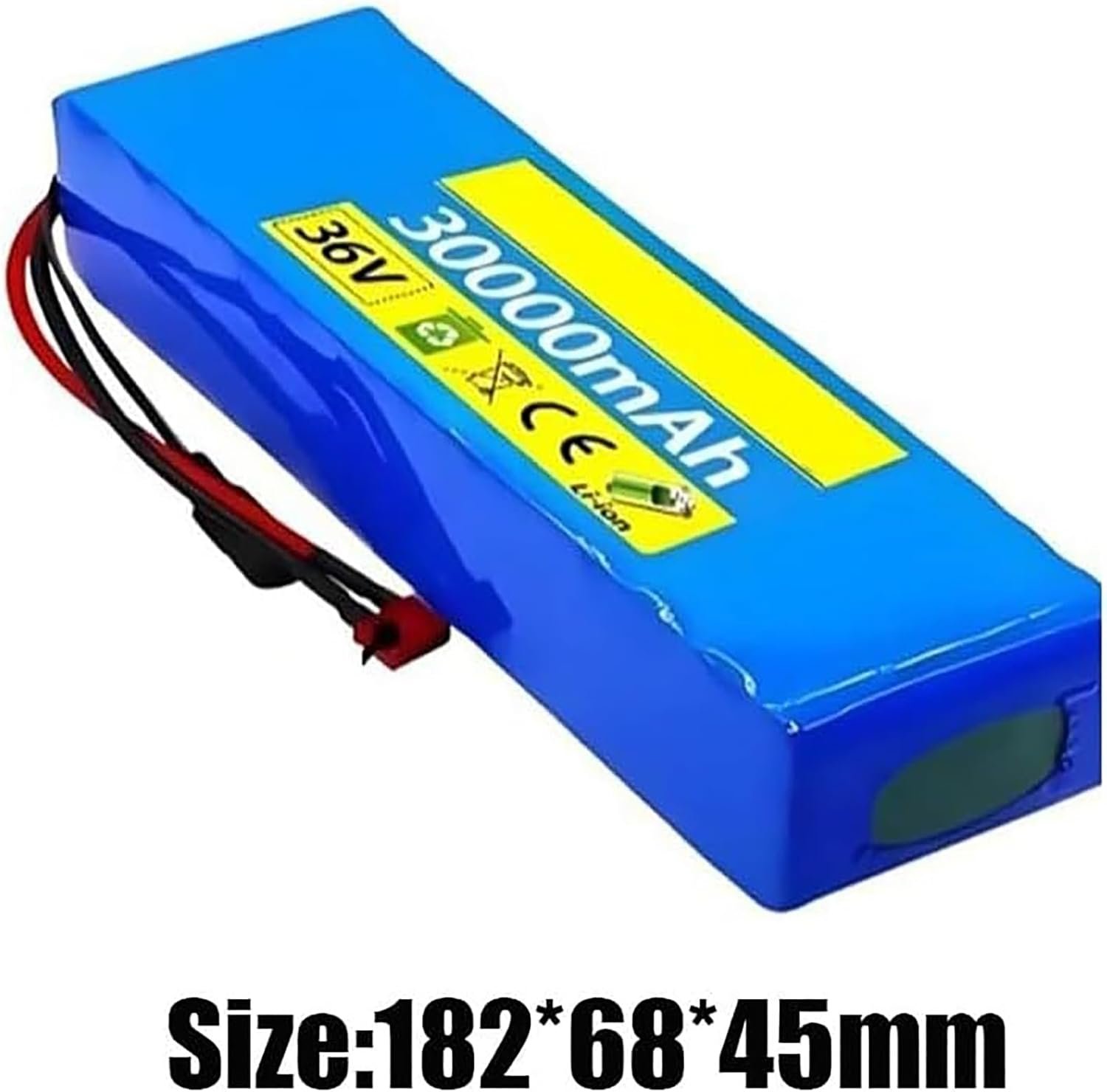 36V 30Ah 10S2P E-Bike Battery Lithium-Ion Battery For Electric Bicycles, Including 42V 2A Charger, Replacement Lithium Battery For Electric Scooters(XT60+DC) - Image 2