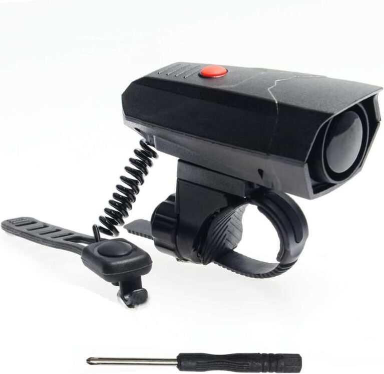 Electric Loud Bike Horn 5 Modes Electronic Cycling Horn Bicycle Handlebar Alarm Bell Ring Bell Loud Sound Horn