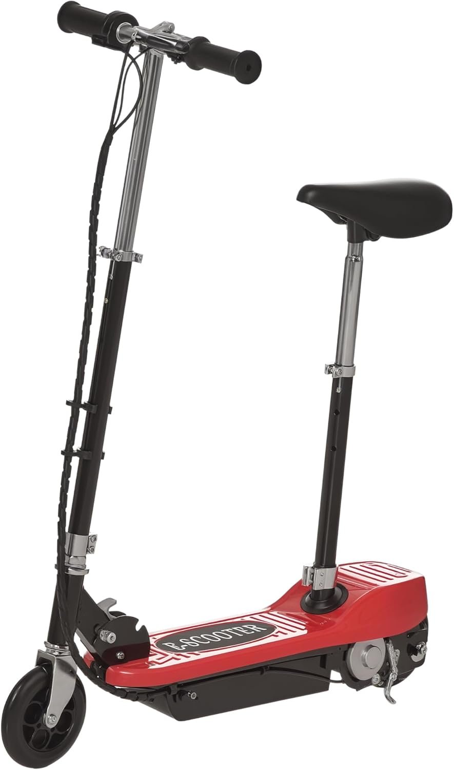 HOMCOM Electric Scooter for Kids, Foldable Ride On Powered Scooter with 120W Motor, Top Speed 10 KM/H, Maximum Range 8 KM
