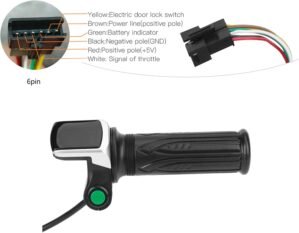 Akozon LCD Display Electric Bike Th...