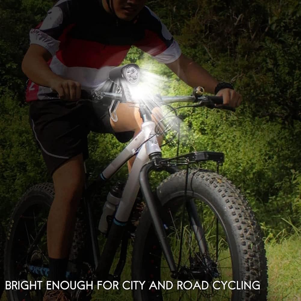 Bike Front and Ebike Rear Light Set Input 36V 48V 52V 60V with DK336 Light Horn Turning Switch E-Bike Light, Black - Image 7