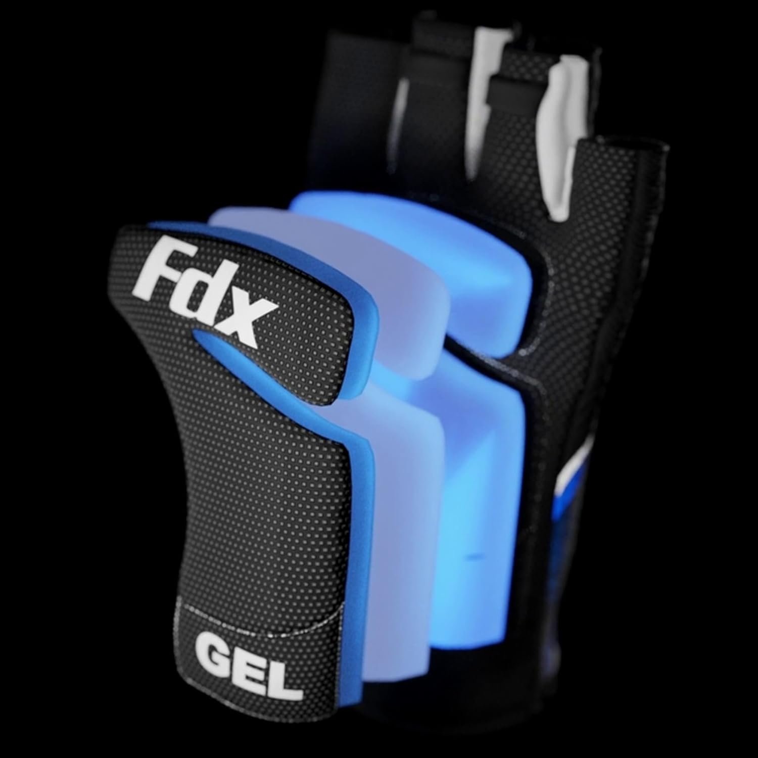 FDX Half Finger Cycling Gloves - Breathable, Gel Padded Protection, Anti-Slip - Fingerless Shock-absorbing Mitts for Mountain Bike, Road Bicycle, MTB, Riding, Men and Women - Image 5