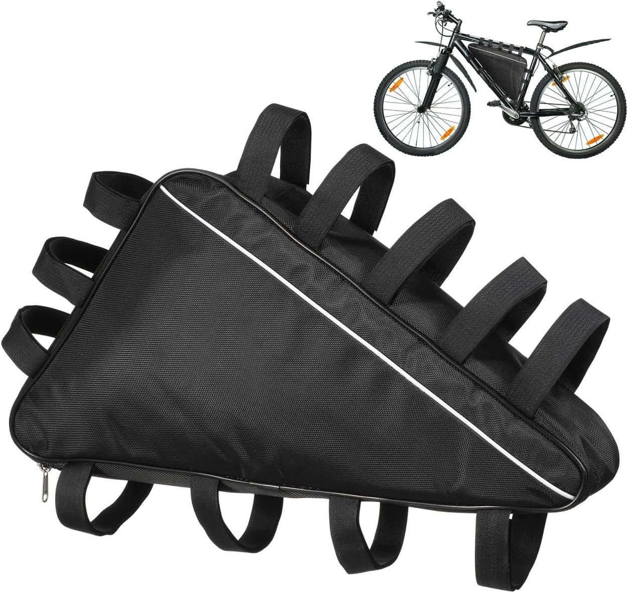 HANABASS Ebike Battery Bag, Waterproof Triangle Frame Storage for Bicycle Conversion Kit & Controller, Oxford Cloth Cycling Pouch - Image 9