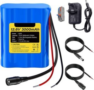 CITYORK 3000mAh 12.6V DC Rechargeab...