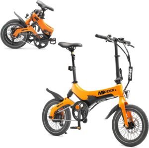 MiRiDER 16 Inch Folding Electric Bi...