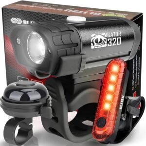 BLITZU Gator 320 Bike Lights, Bicyc...