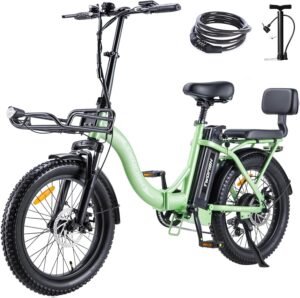 TWOFISH Electric Bike for Adults, F...