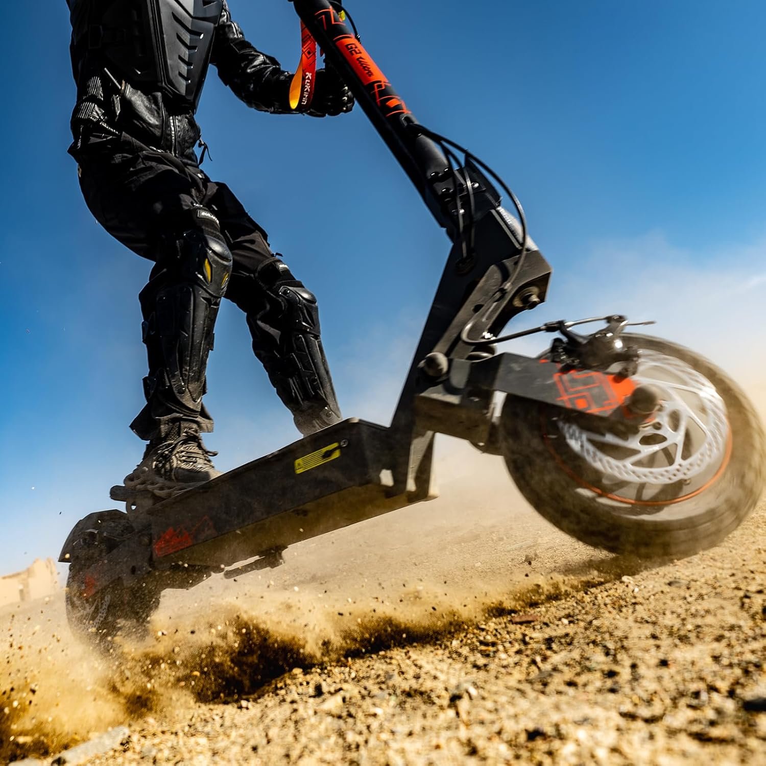 KuKirin G2 Ultra Electric Scooter for Adults, Long Range Foldable E Scooter, 48V 18Ah Battery, Up to 55km Range, Dual Motor Control, 10-Inch Tubeless Tyres, Dual Suspension, Touch Display, IPX4 - Image 4