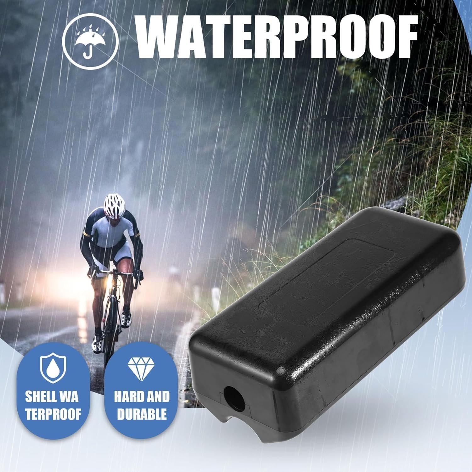 Extra-Large Plastic Controller Box for EBike, Moped & Mountain Bike - Waterproof and Dustproof Case, Black - Image 4