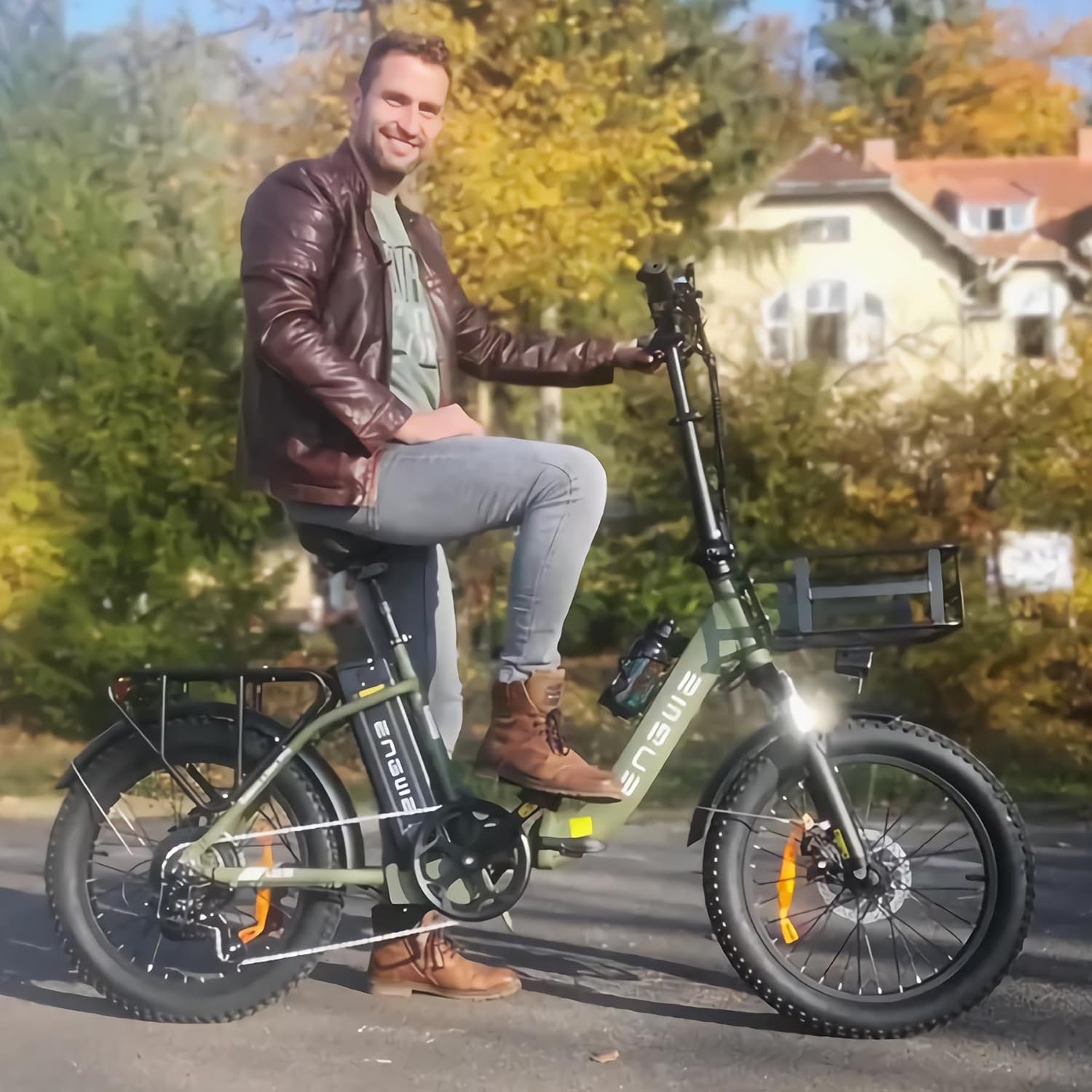 ENGWE Electric Bike for Adults 20" Foldable Electric Bicycle Trekking Step-through City E-Bike 36V 15.6Ah Removable Battery - Image 7