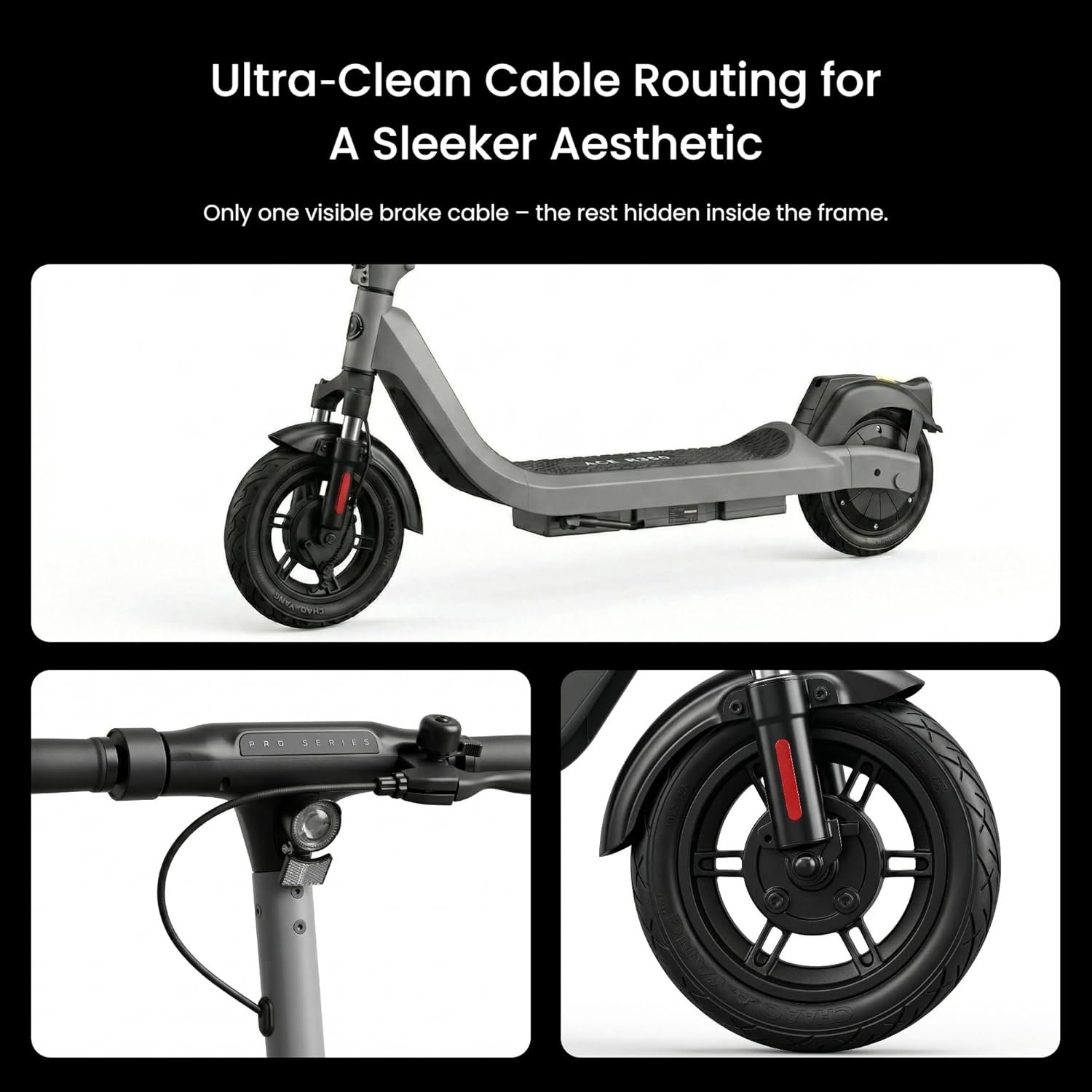 Electric Scooter for Adults, LAELIN R350 R450 Folding E-Scooter with 10" Gel Tyres, 500W Motor, 35-45 km Max Range, Front Suspension, Dual Braking, TCS, IPX4 - Image 13