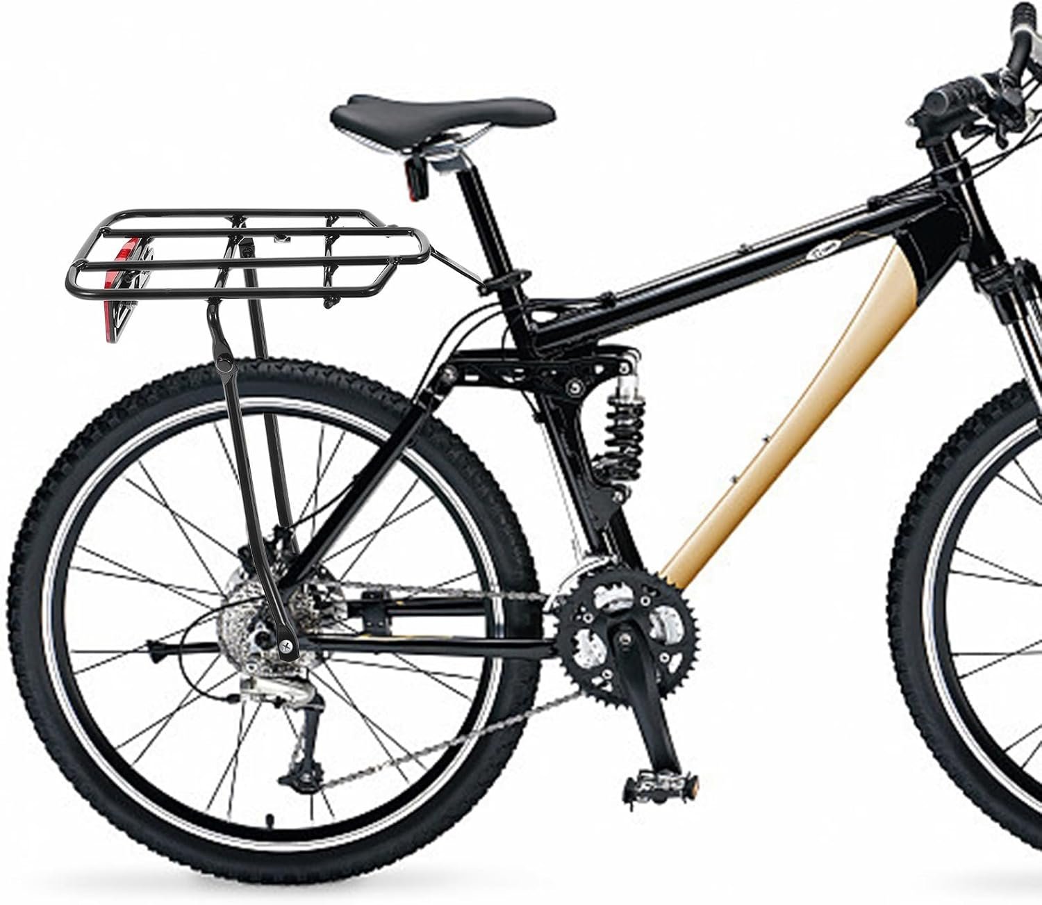 Electric Bike Rear Rack Metal Carrier Folding Design 14 16 Inch Suitable for Adult Cyclists and Boys for Travel and Commuting - Image 4